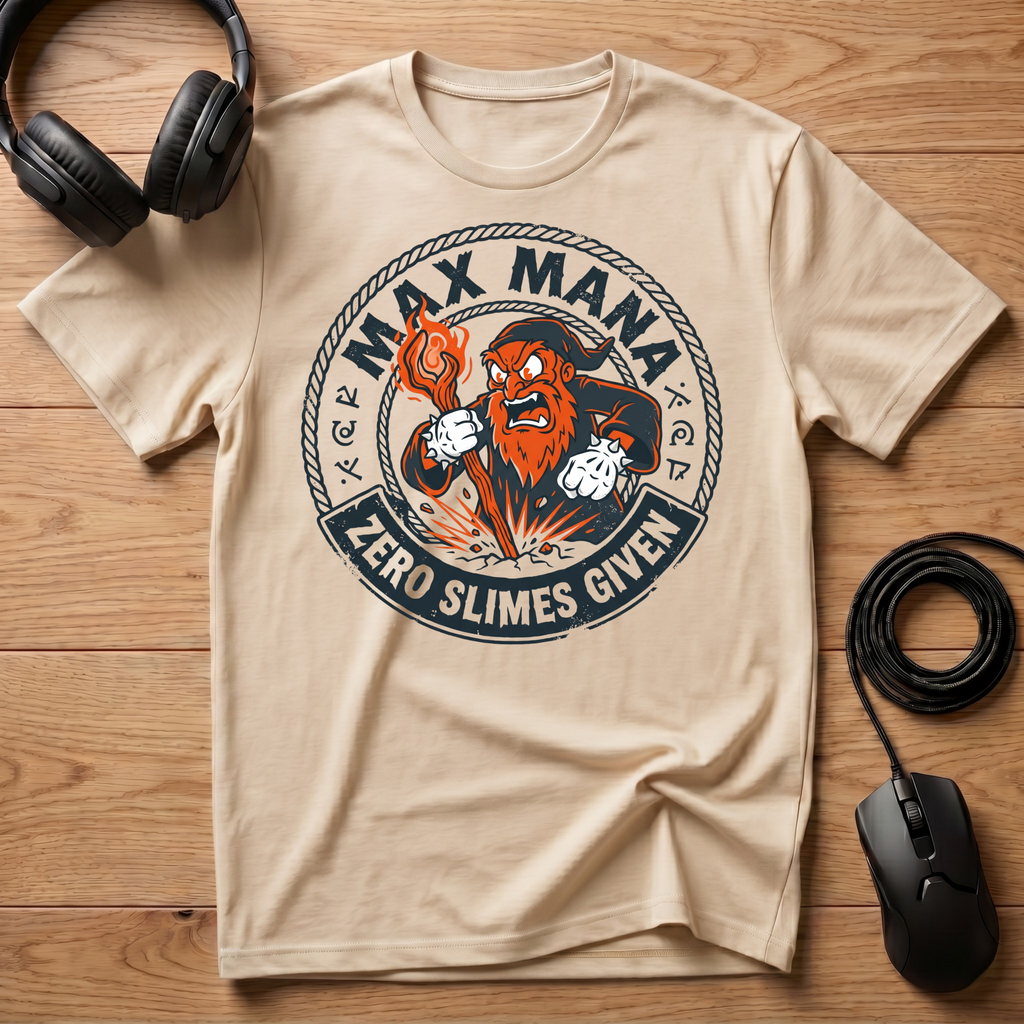 Max Mana Zero Slimes Given T-Shirt