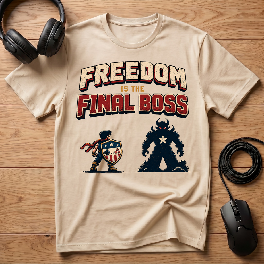 Freedom is the Final Boss T-Shirt