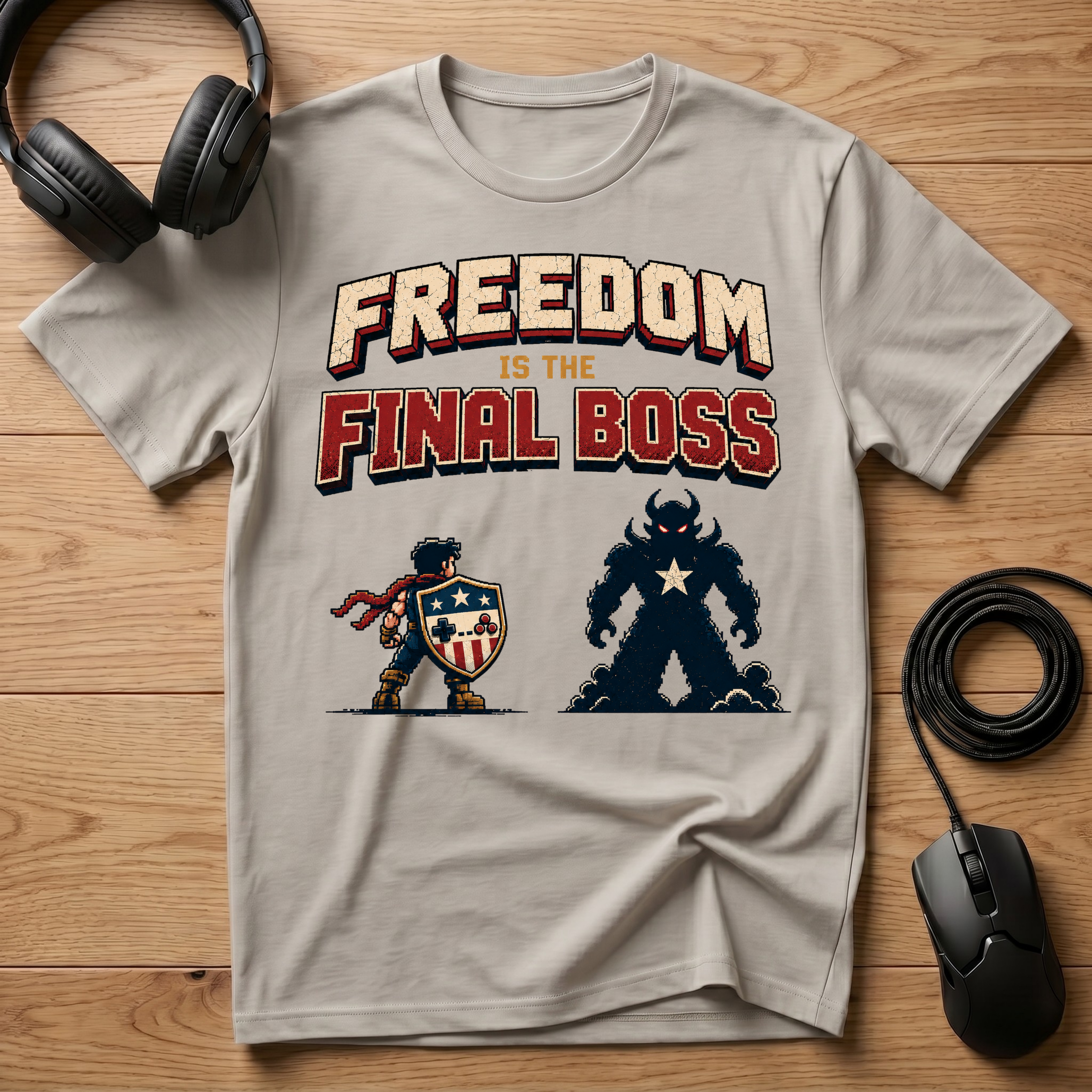 Freedom is the Final Boss T-Shirt