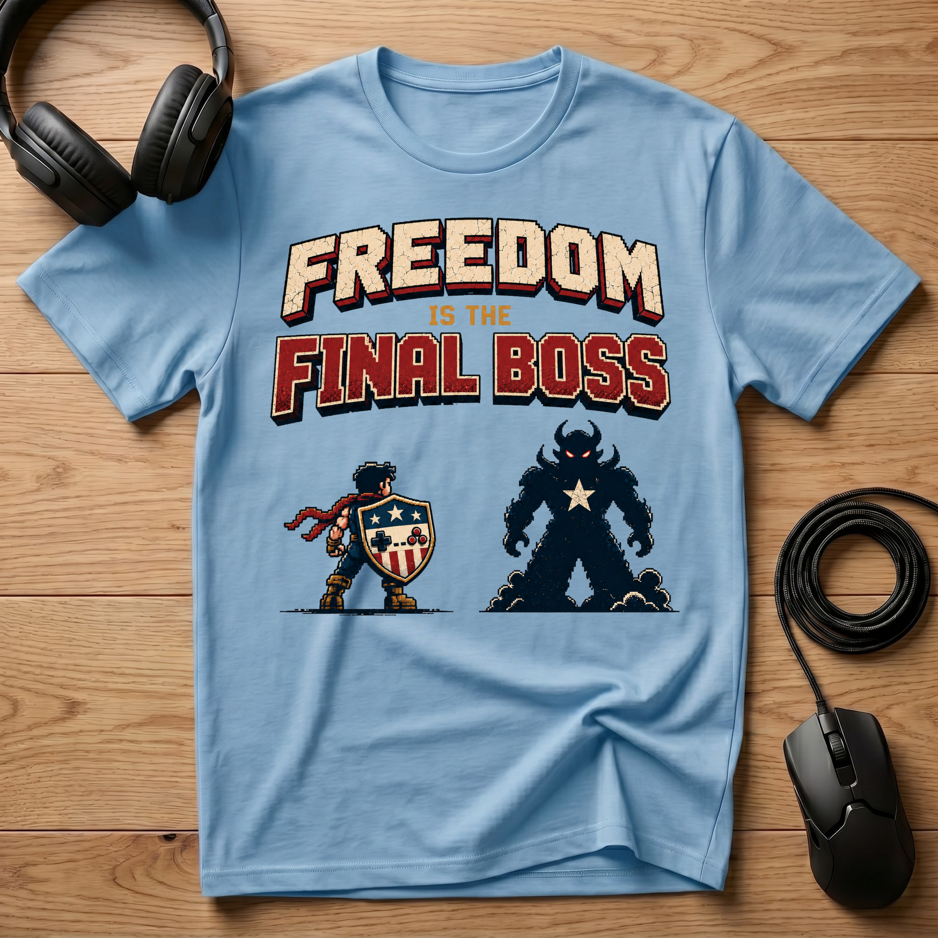 Freedom is the Final Boss T-Shirt