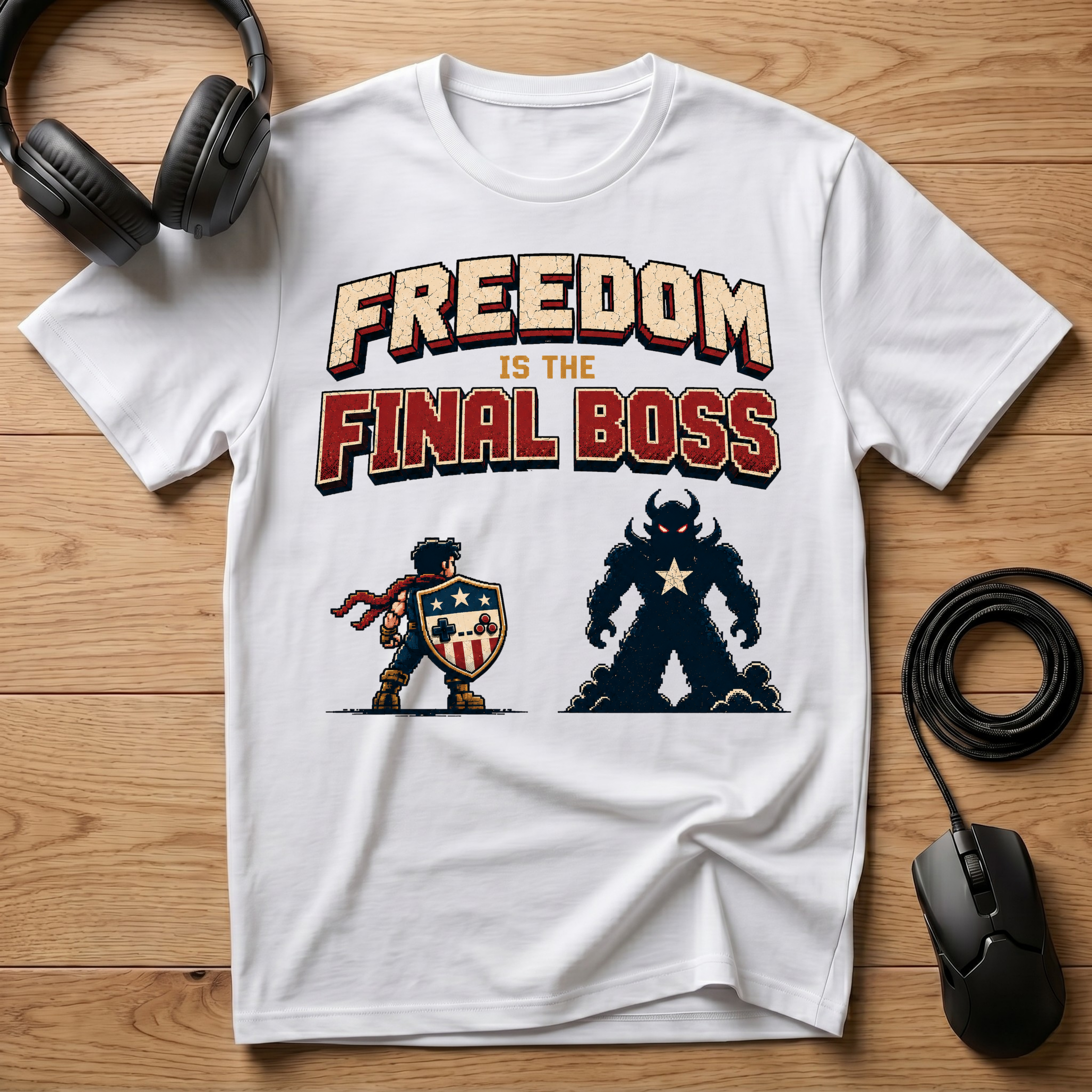 Freedom is the Final Boss T-Shirt
