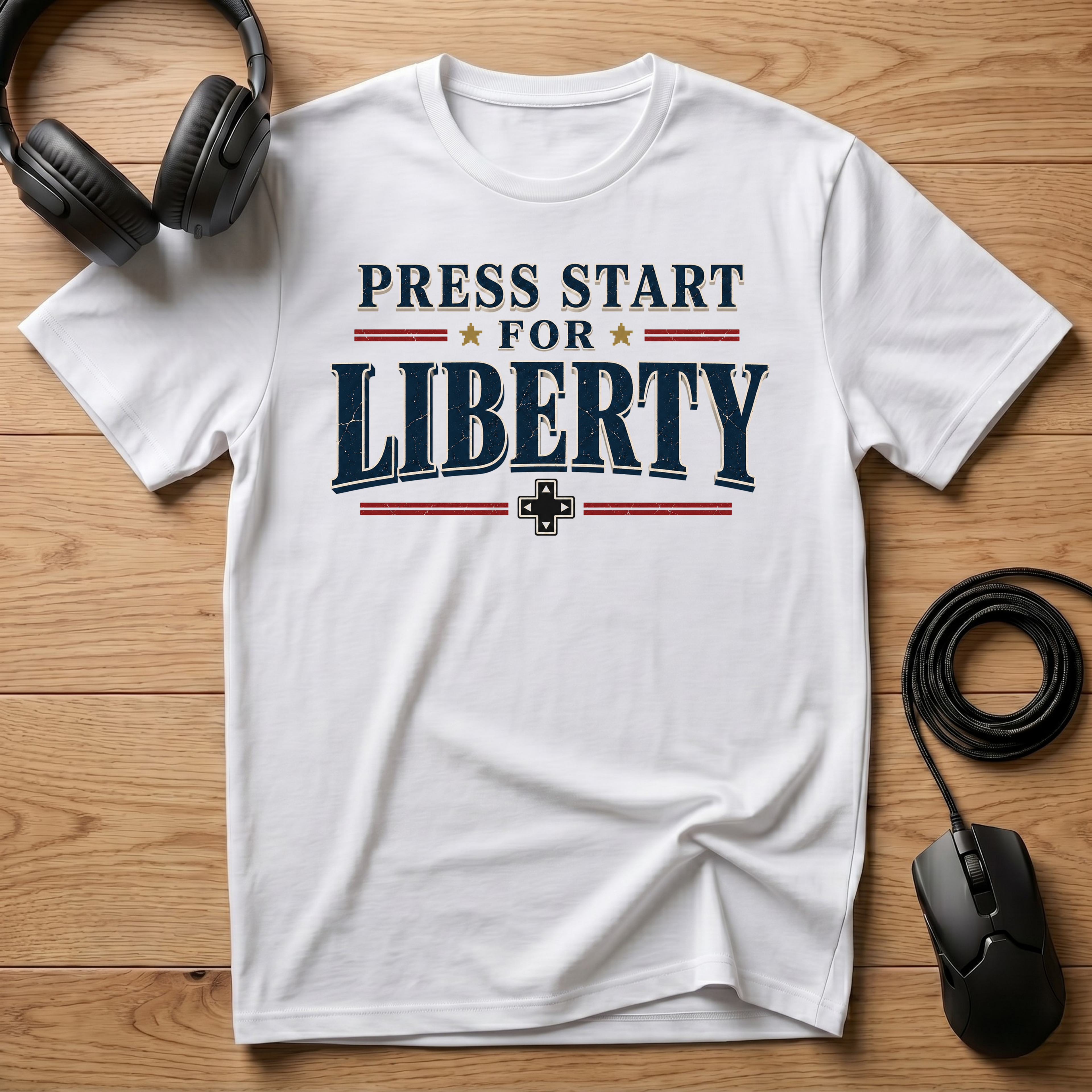 Press Start For Liberty T-Shirt