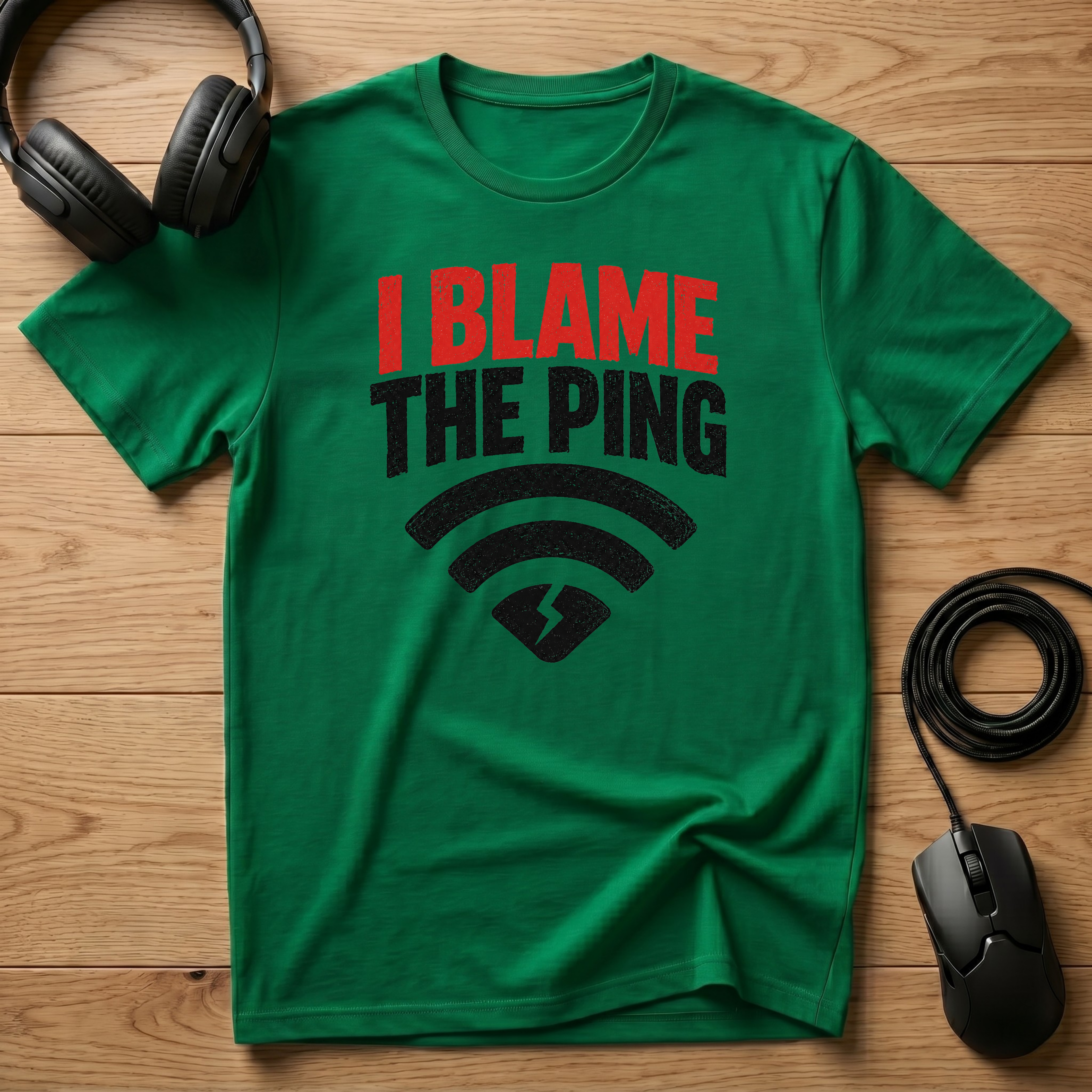 I Blame The Ping Wi‑Fi Humor T-Shirt