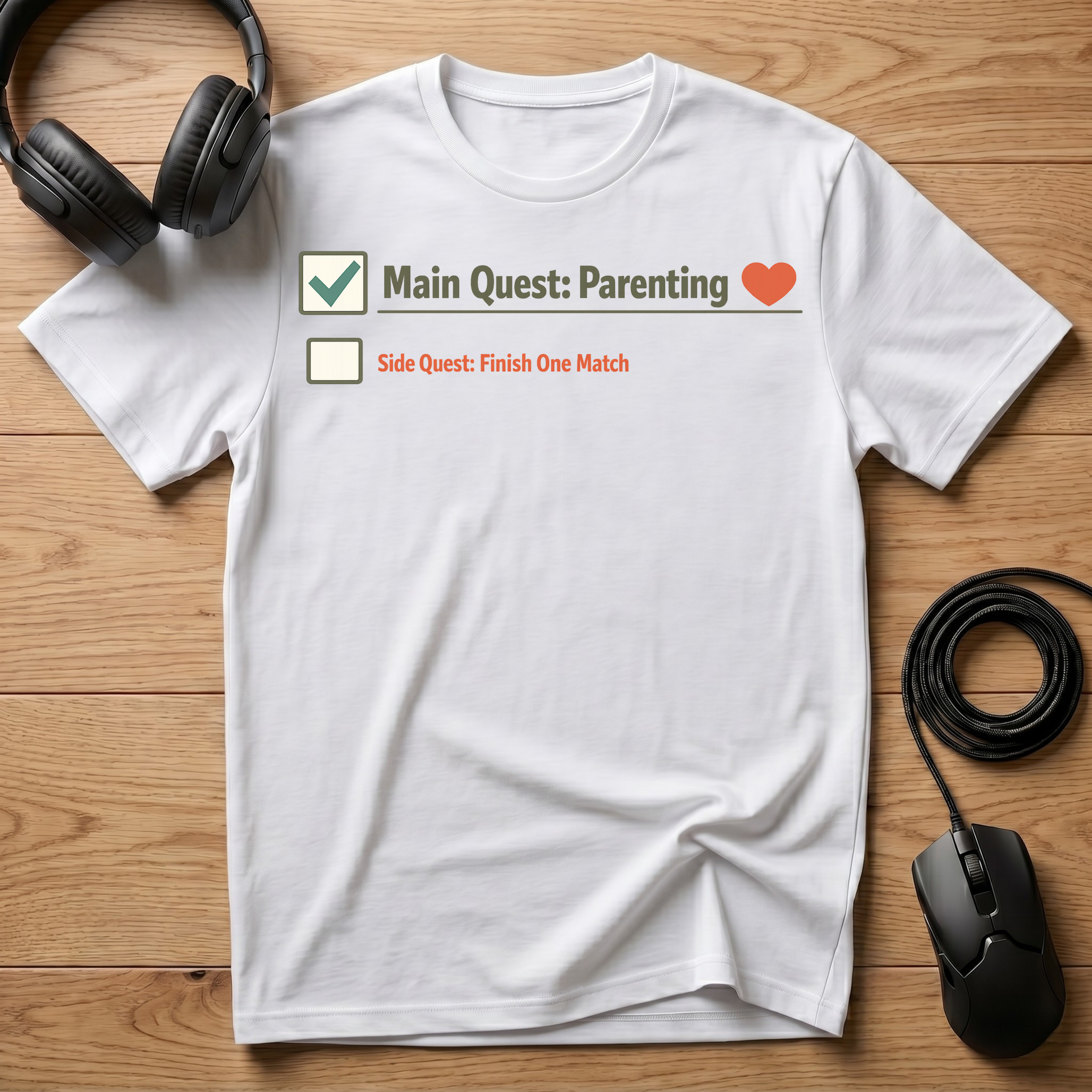Main Quest: Parenting T-Shirt