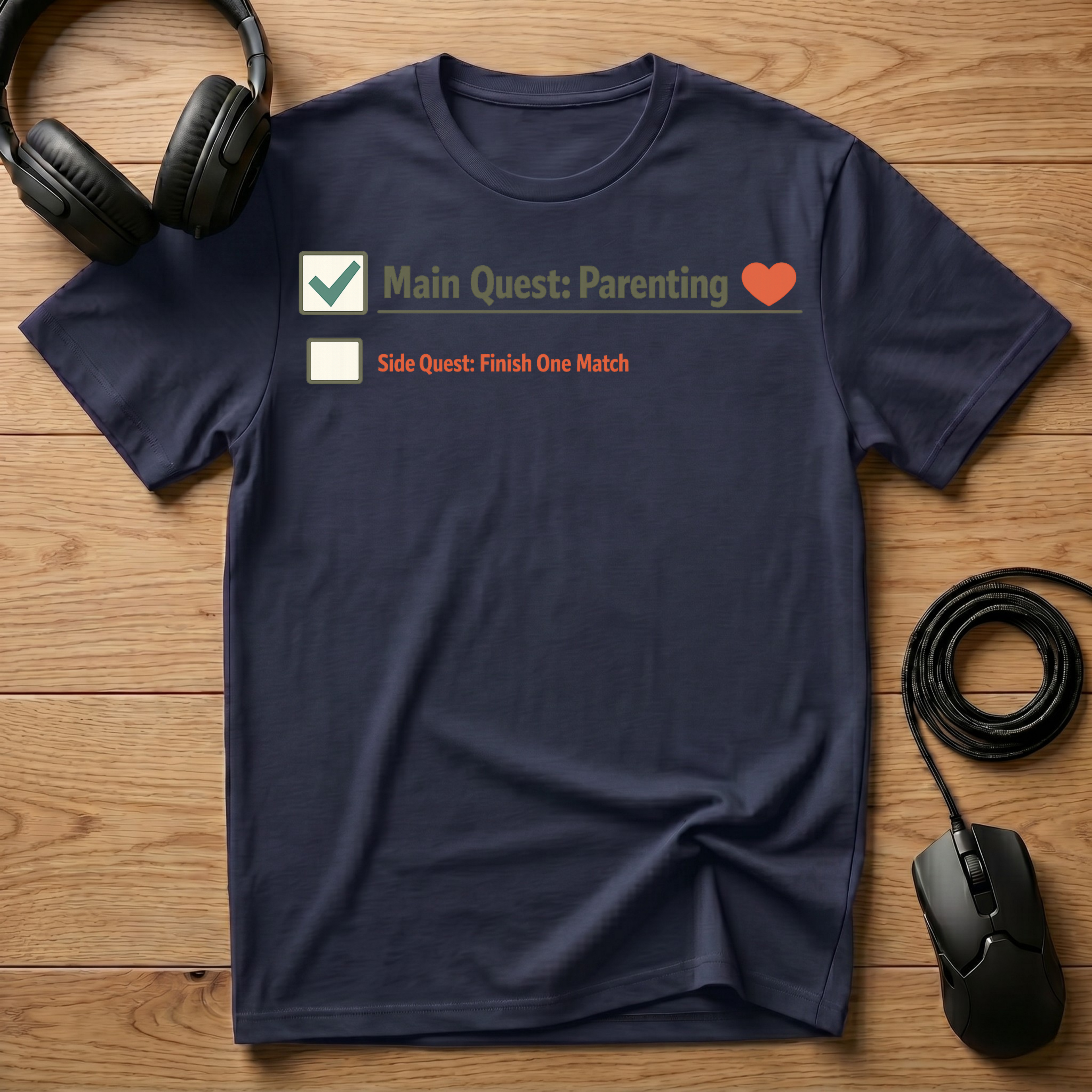 Main Quest: Parenting T-Shirt