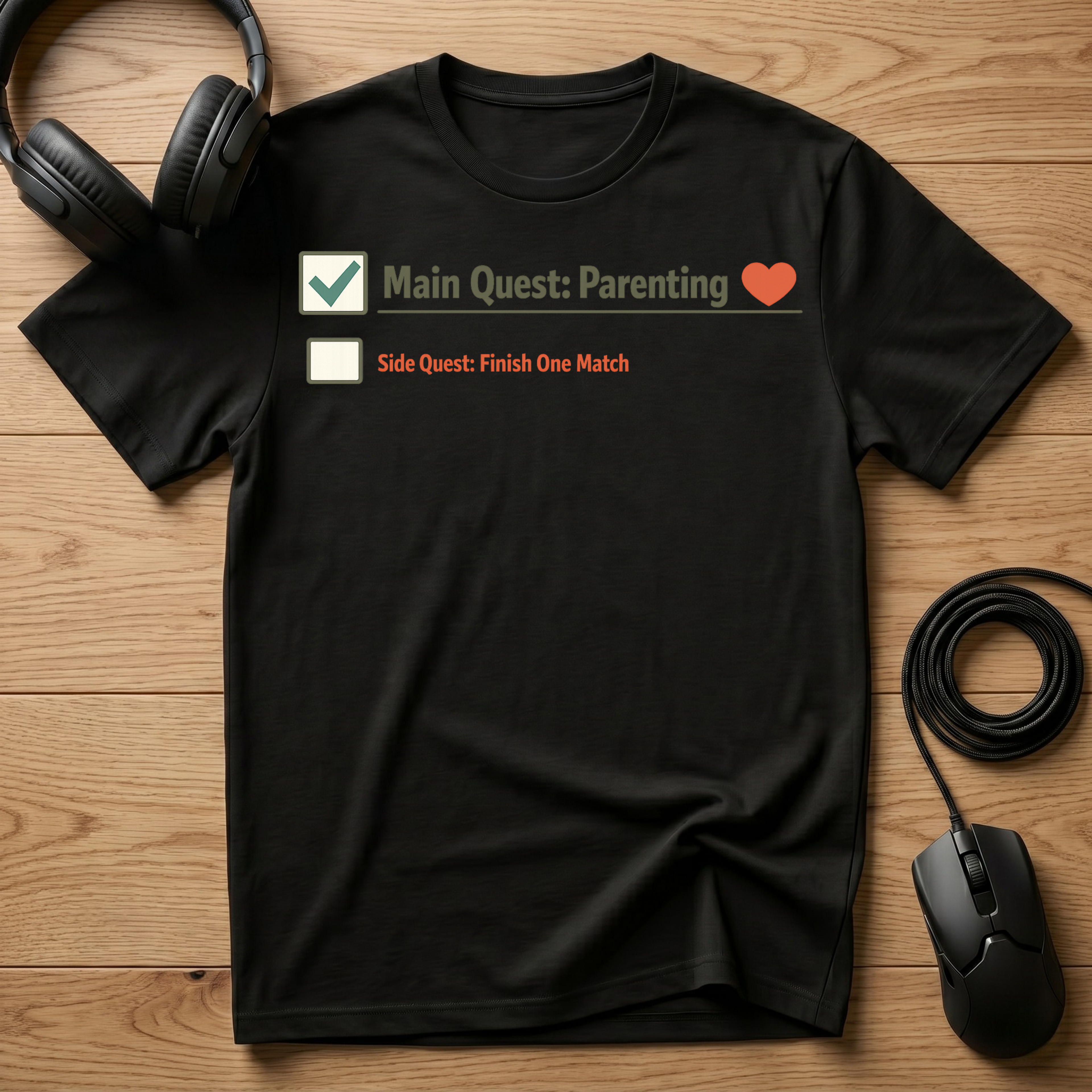Main Quest: Parenting T-Shirt
