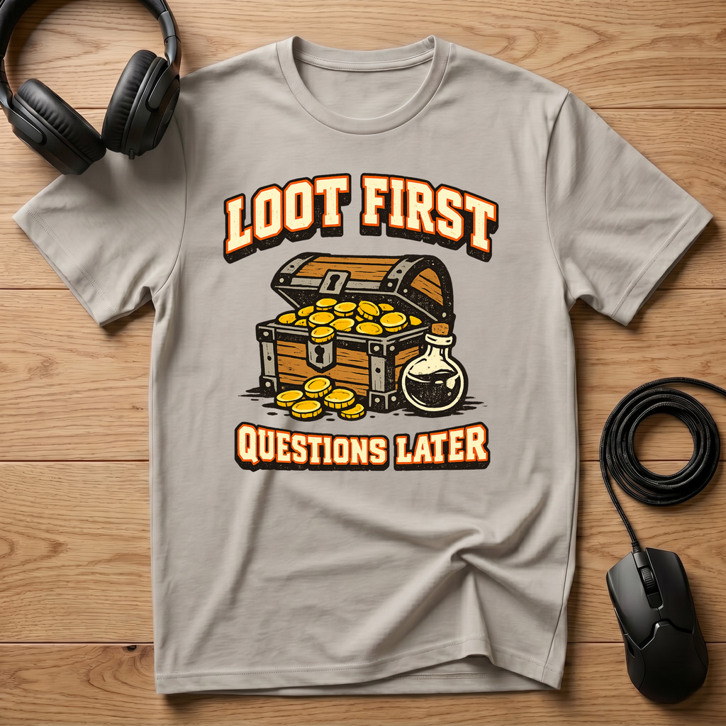 Loot First Questions Later T-Shirt