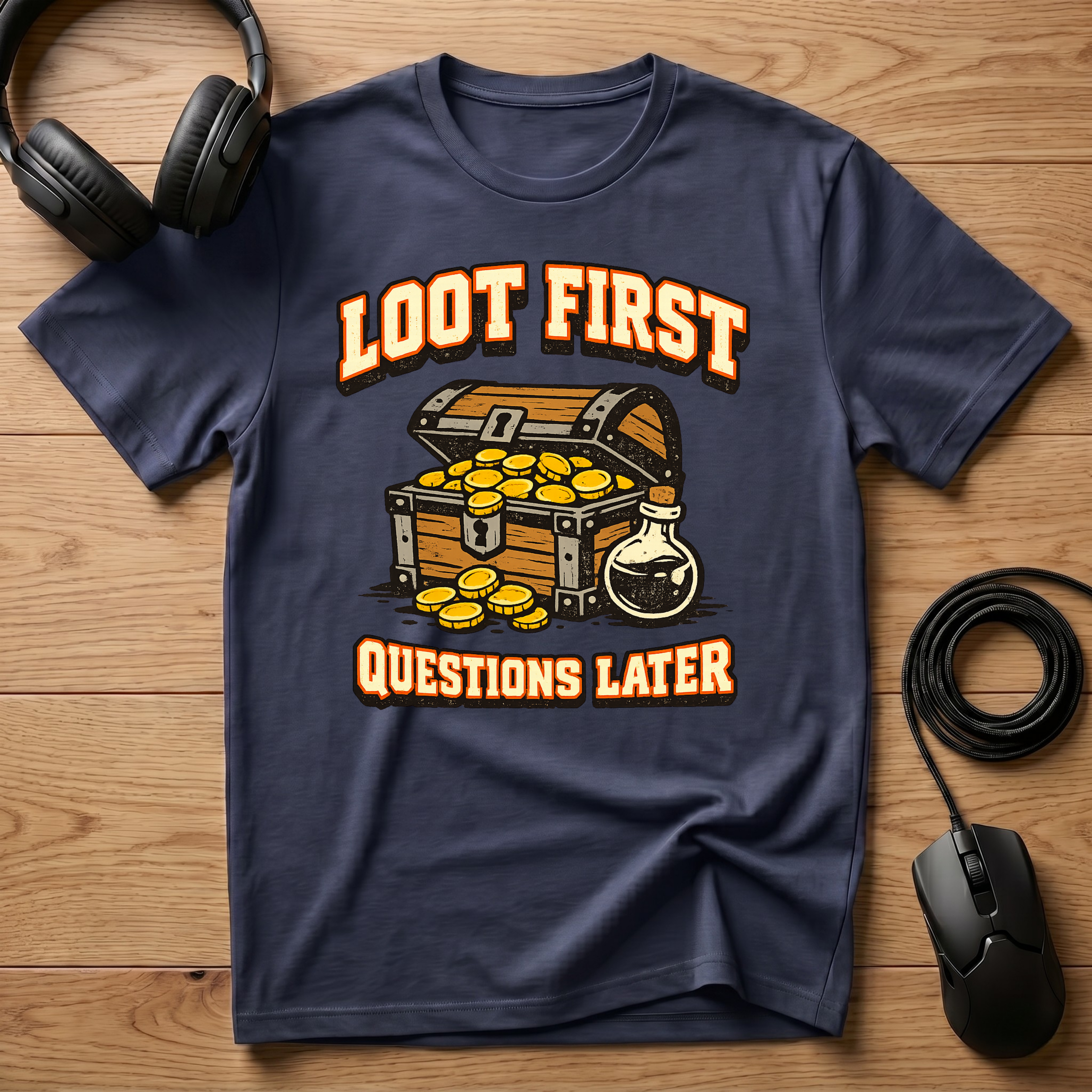 Loot First Questions Later T-Shirt