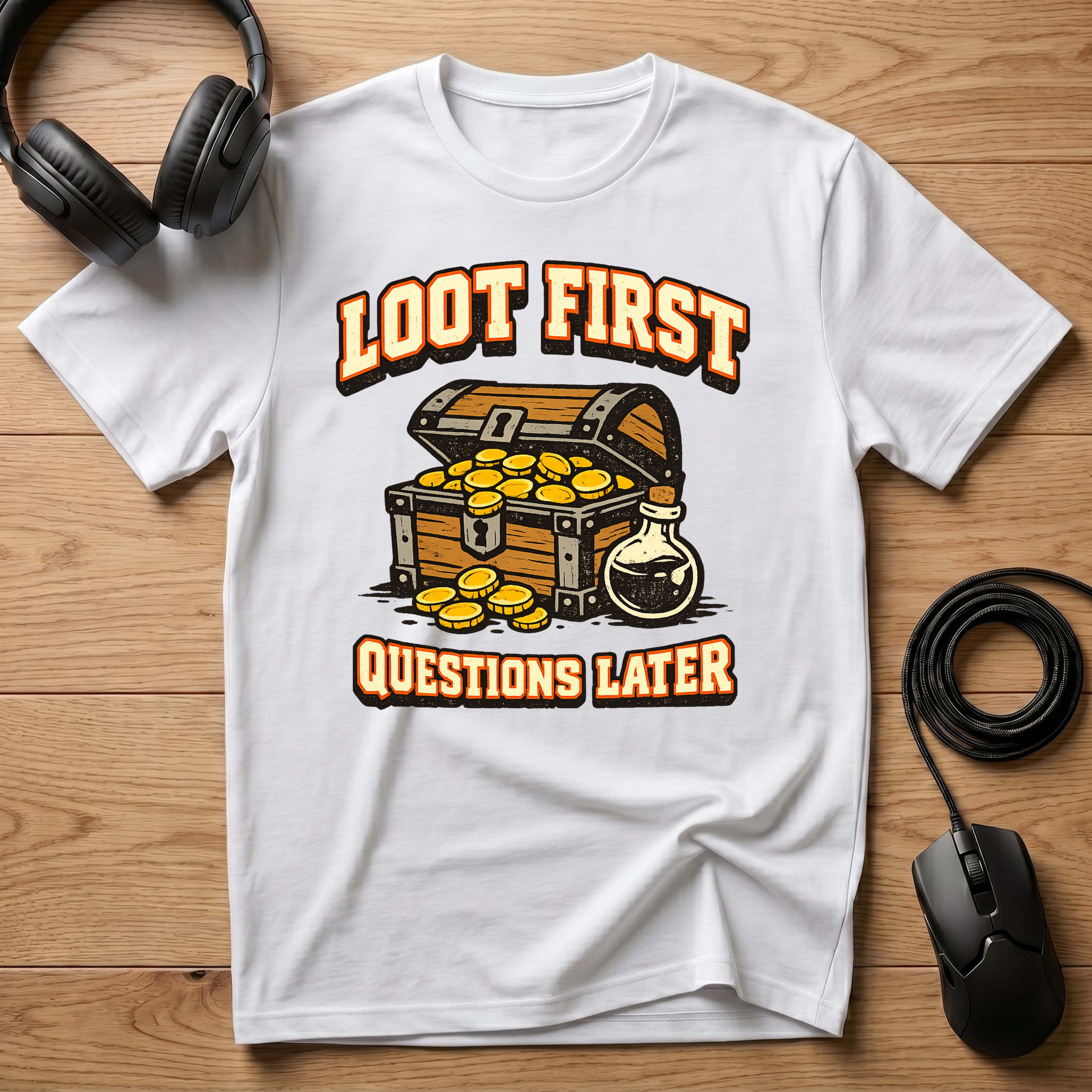 Loot First Questions Later T-Shirt