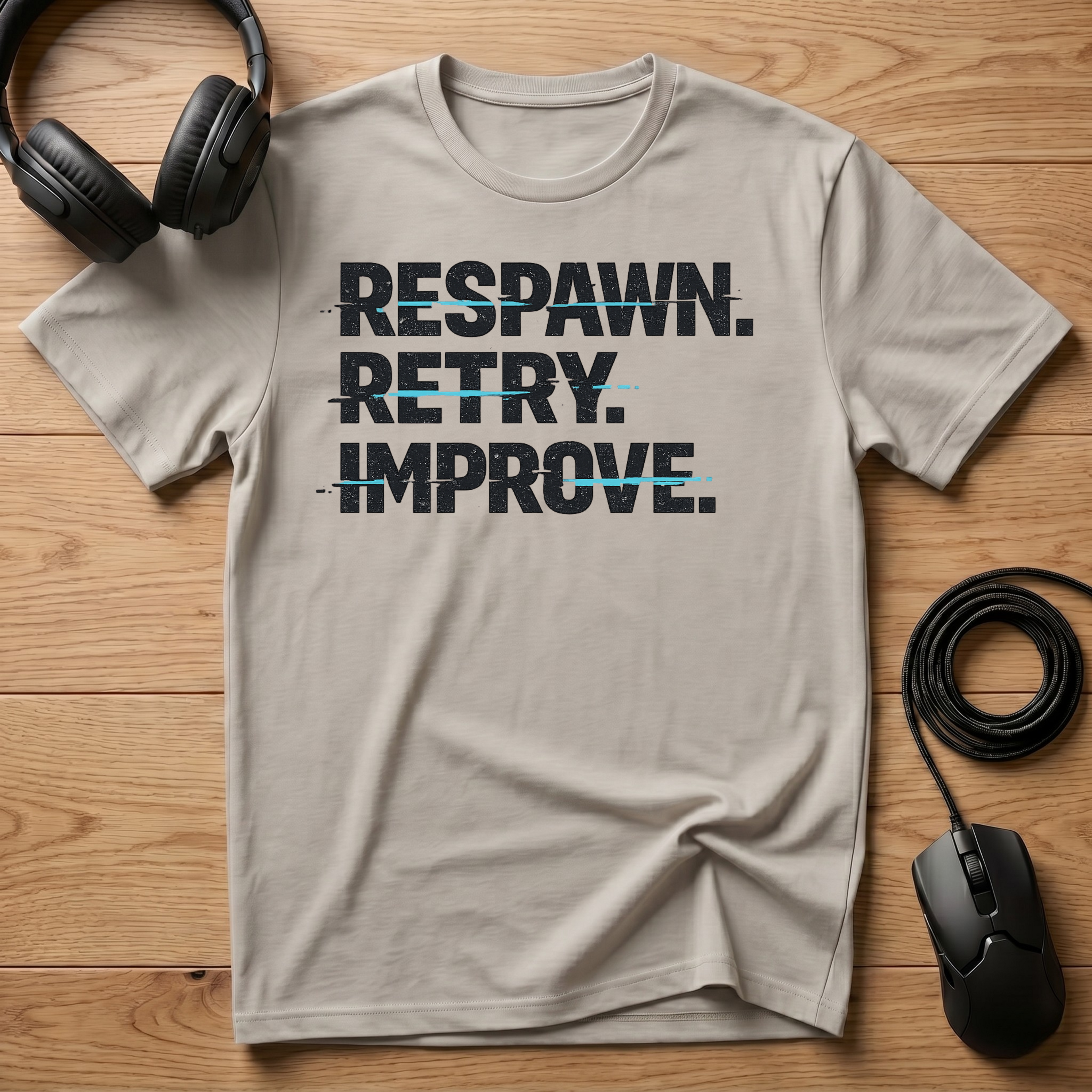 Respawn. Retry. Improve. T-Shirt