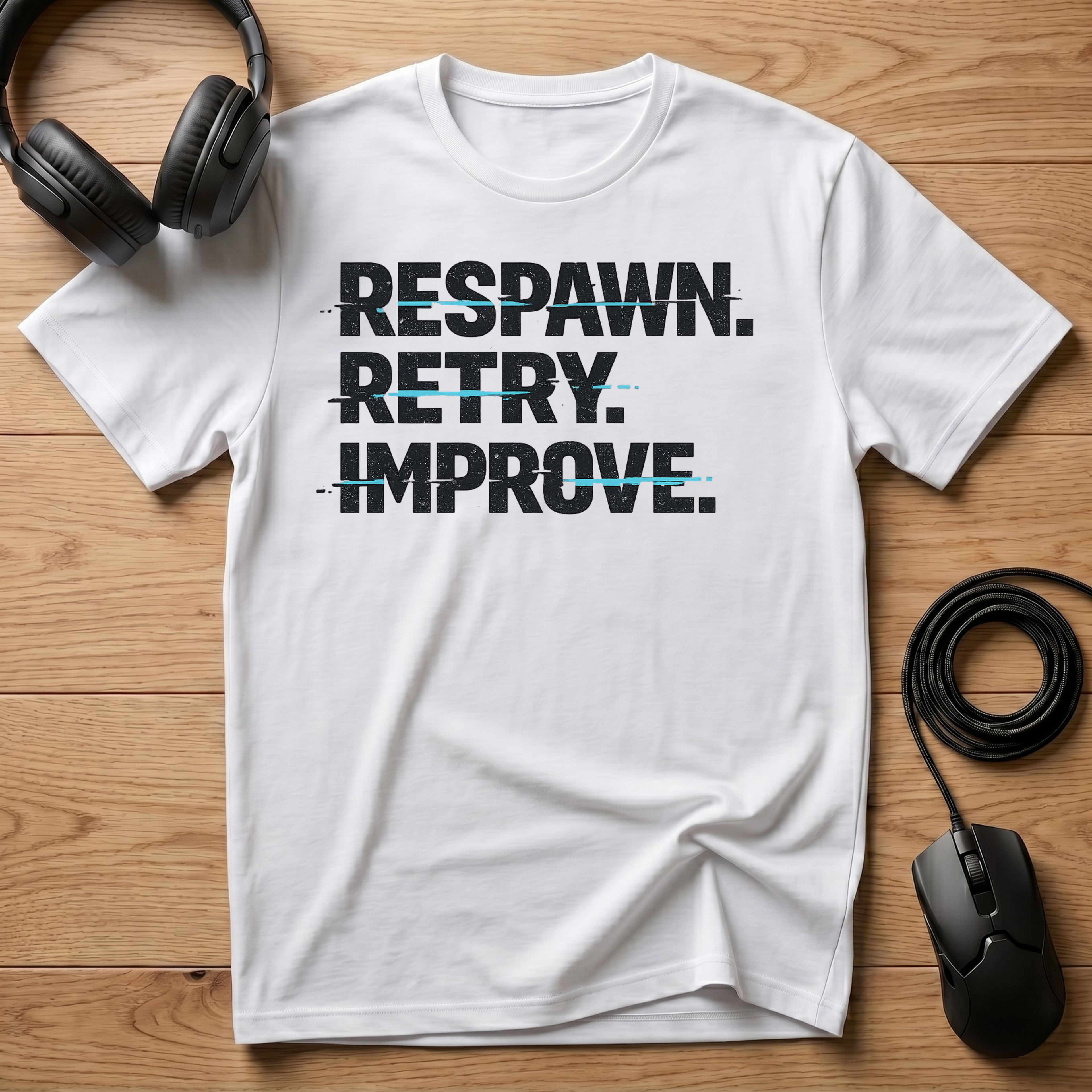 Respawn. Retry. Improve. T-Shirt