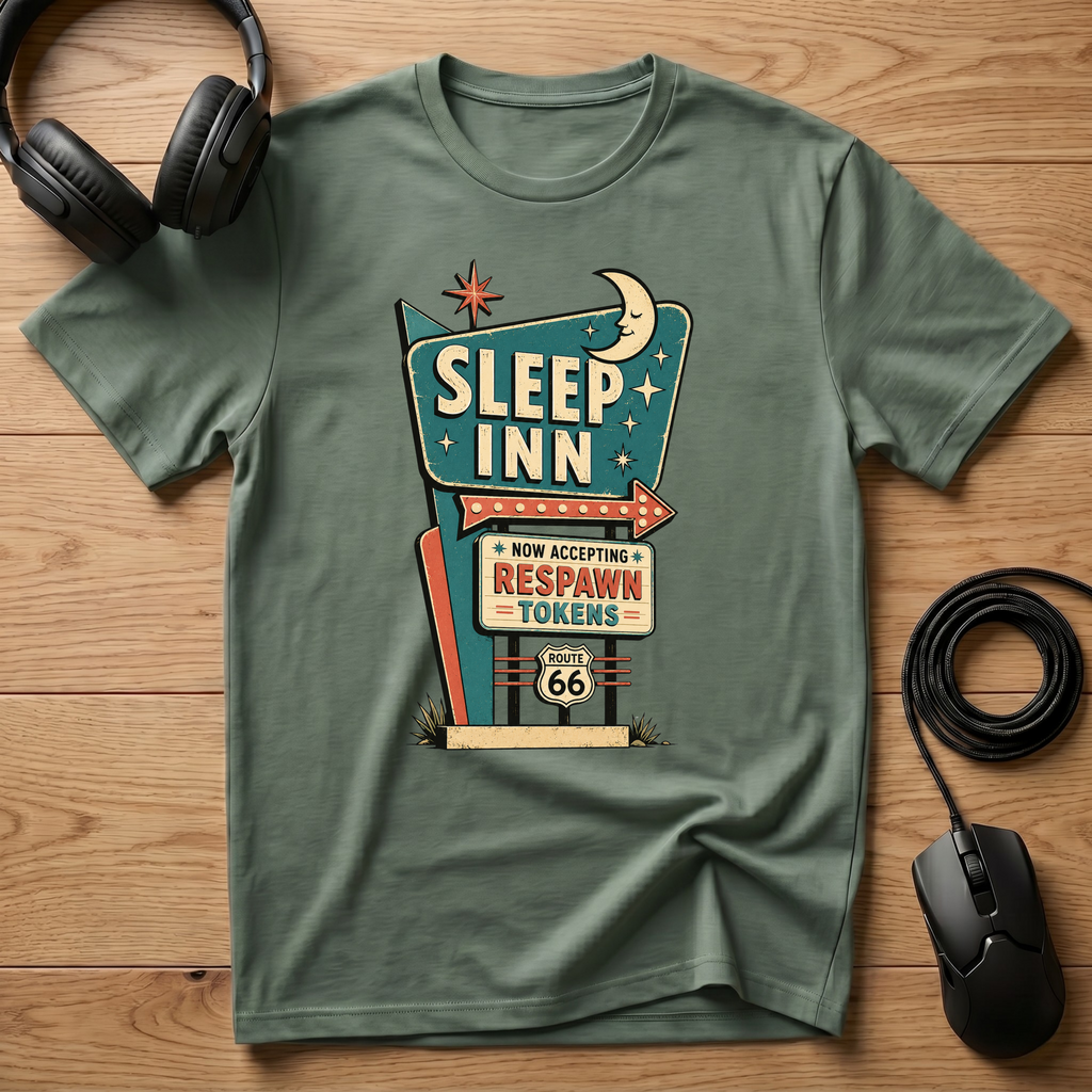 Sleep Inn, Respawn  T-Shirt