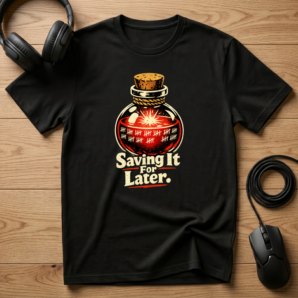 'Saving It For Later' Potion Bottle T-Shirt