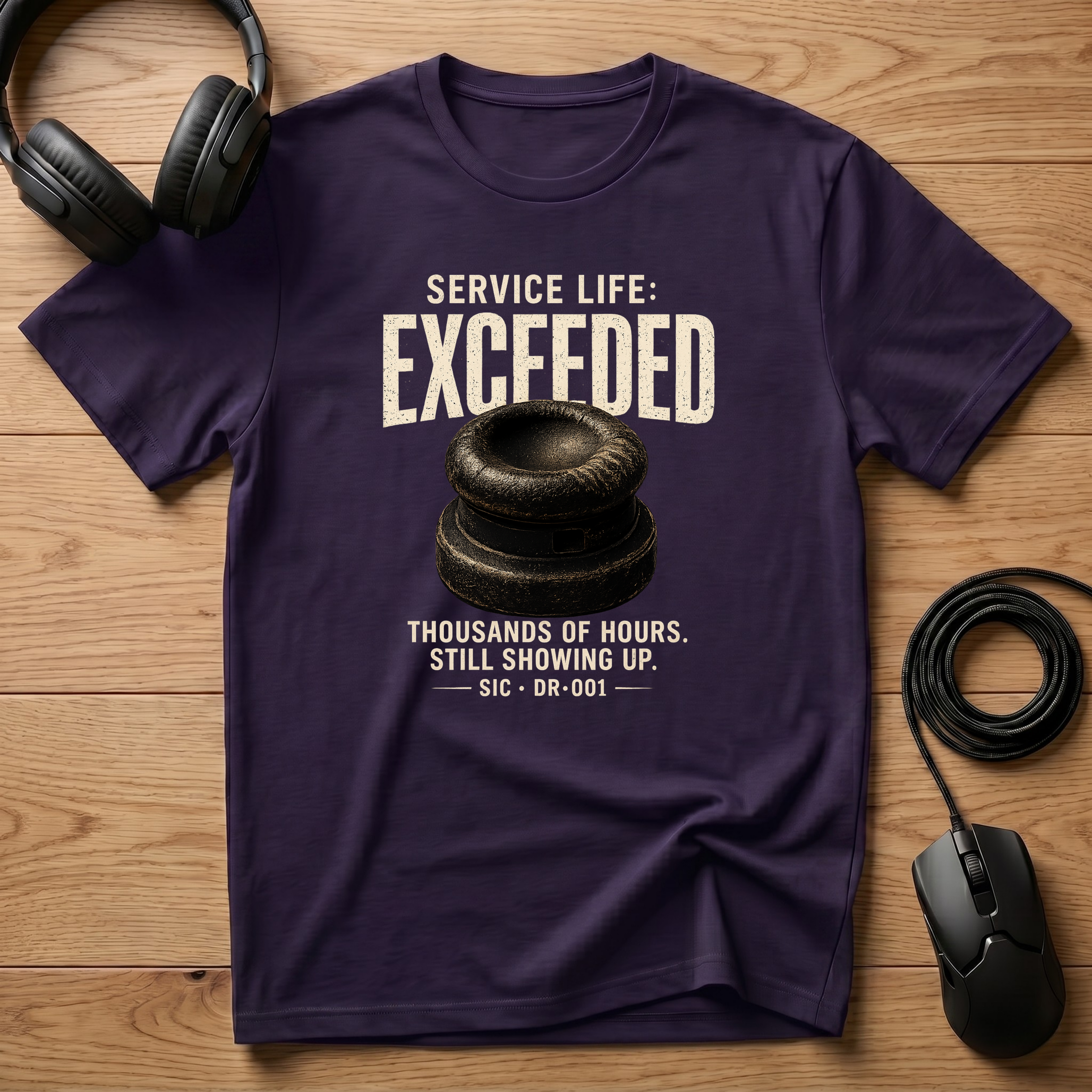 Service Life: Exceeded - Artifact Code(DR001) T-Shirt
