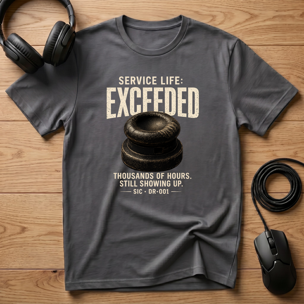 Service Life: Exceeded - Artifact Code(DR001) T-Shirt