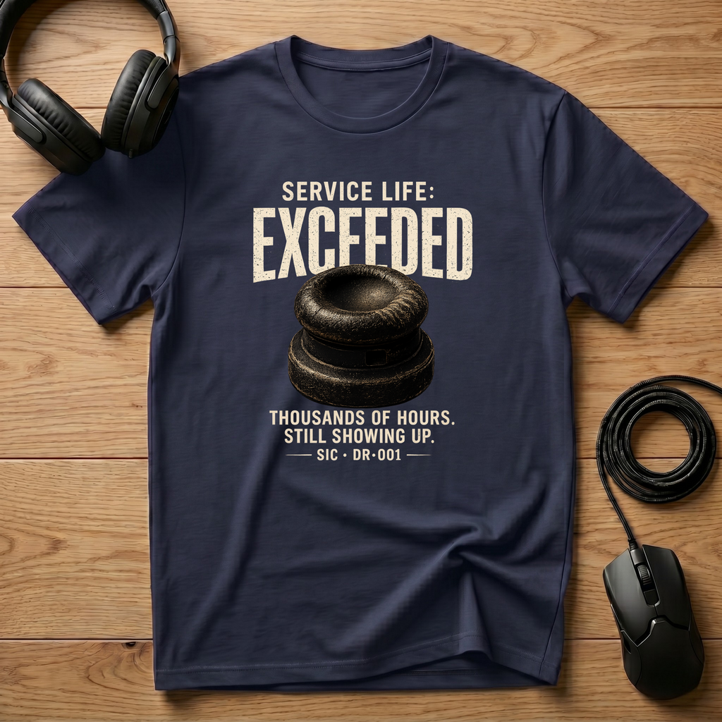 Service Life: Exceeded - Artifact Code(DR001) T-Shirt