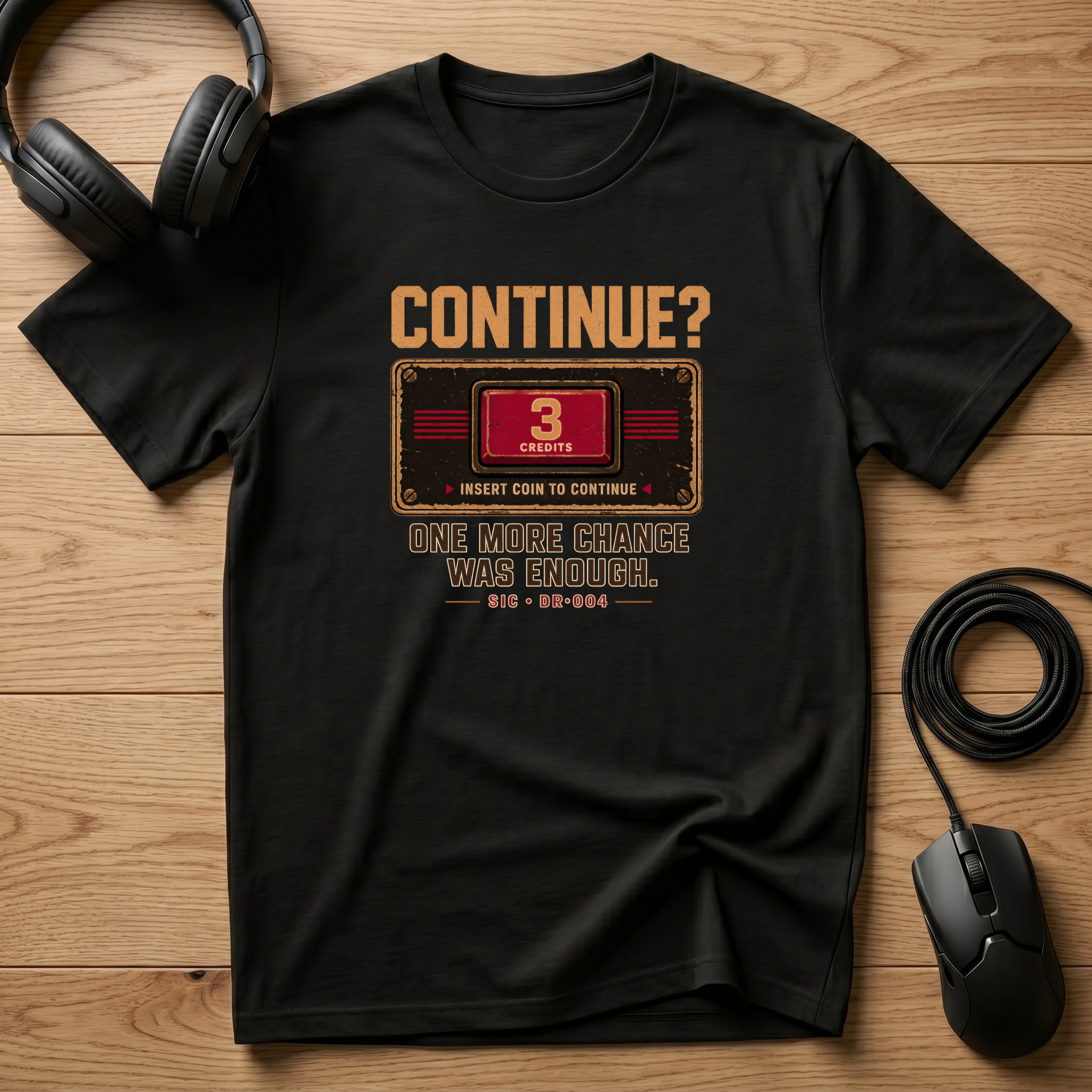 CONTINUE? - Artifact Code(DR004) T-Shirt