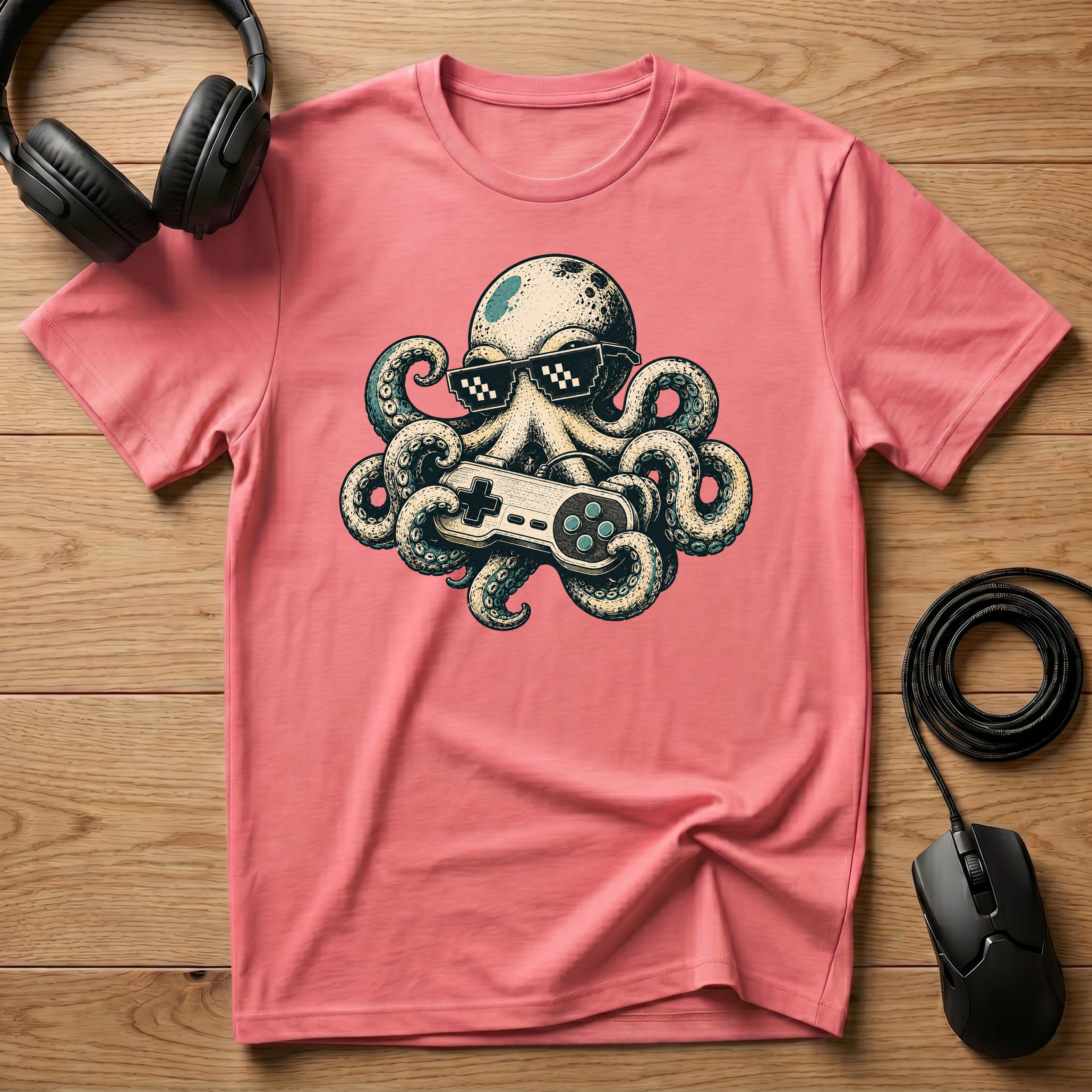 The Gaming Octopus T-Shirt