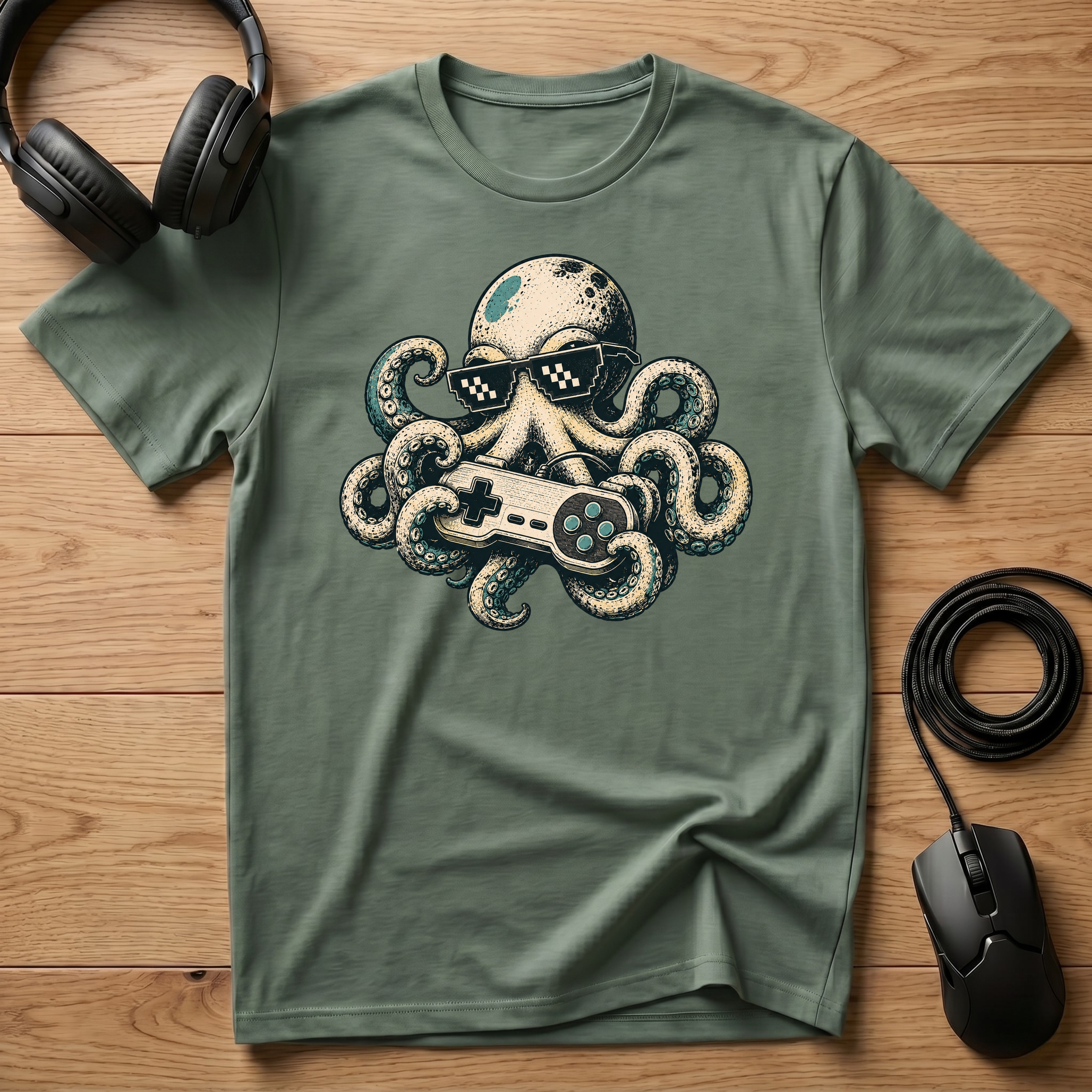The Gaming Octopus T-Shirt