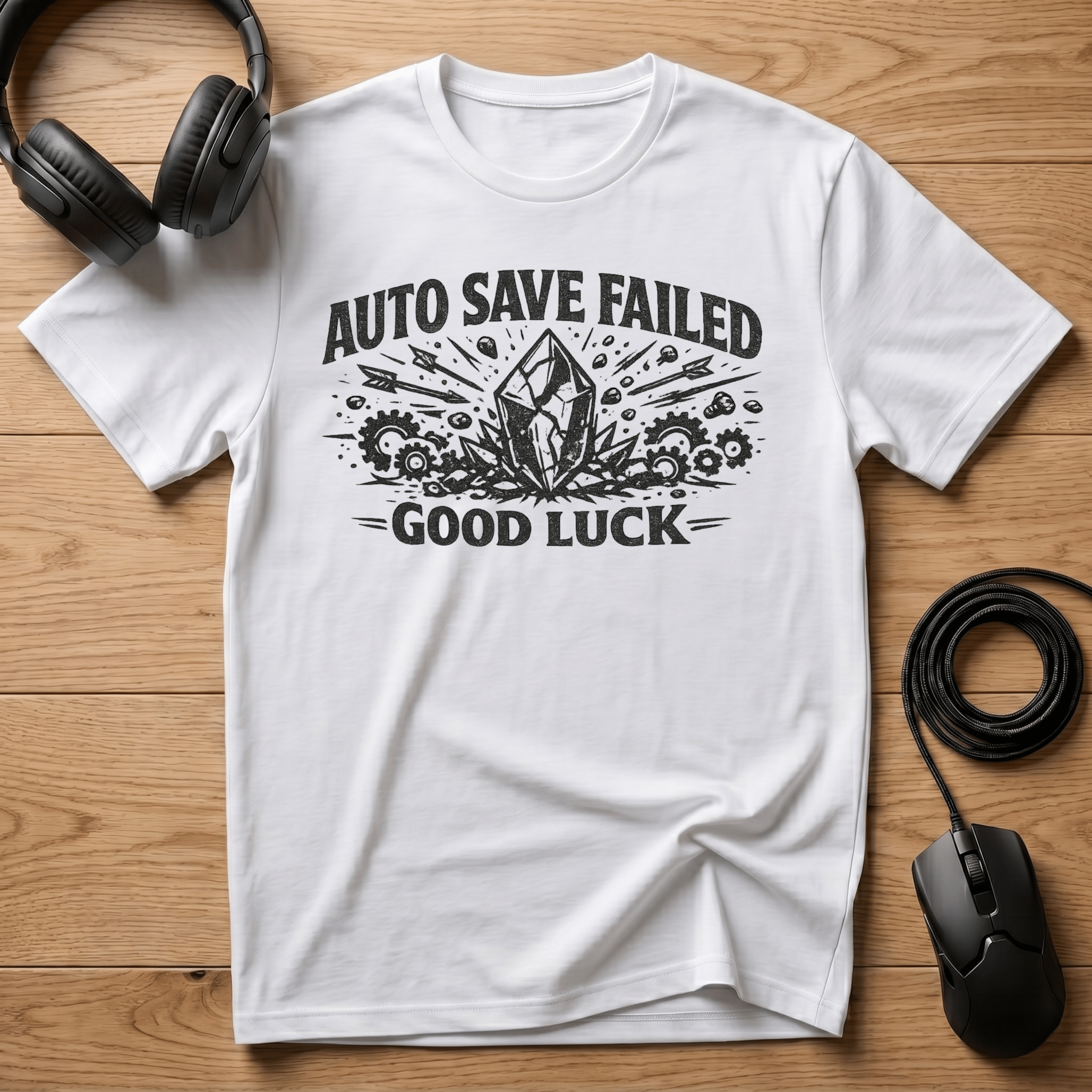 Auto Save Failed T-Shirt - Frame Breaks