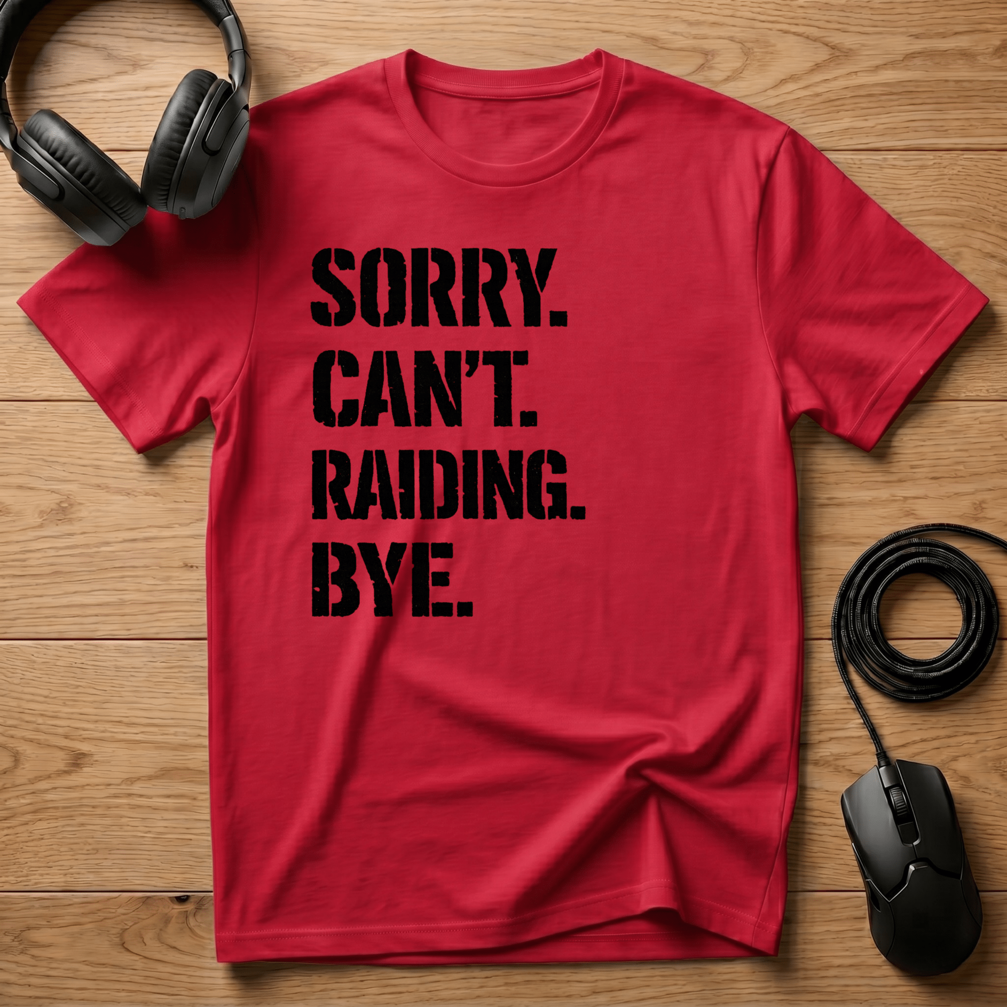 Cant. Talk. Raiding. T-Shirt - Frame Breaks