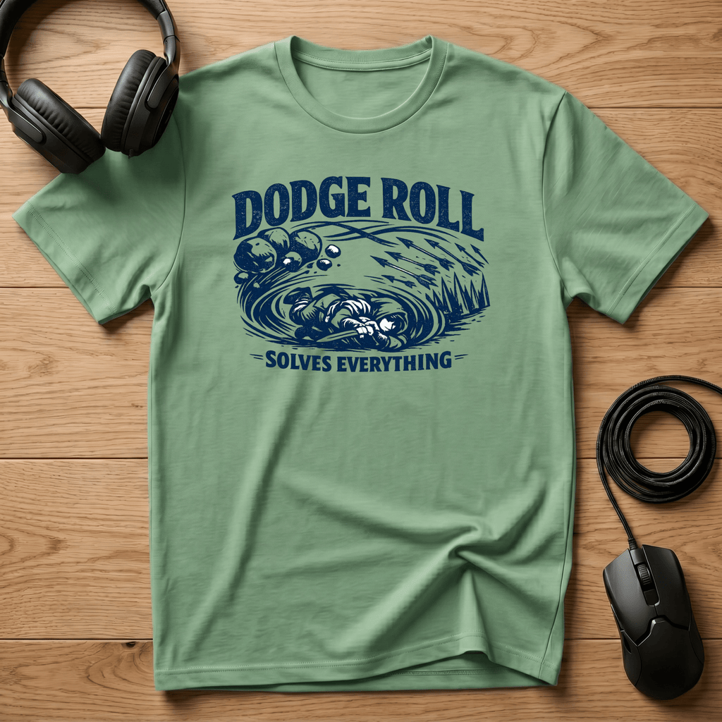 Dodge Roll T-Shirt - Frame Breaks
