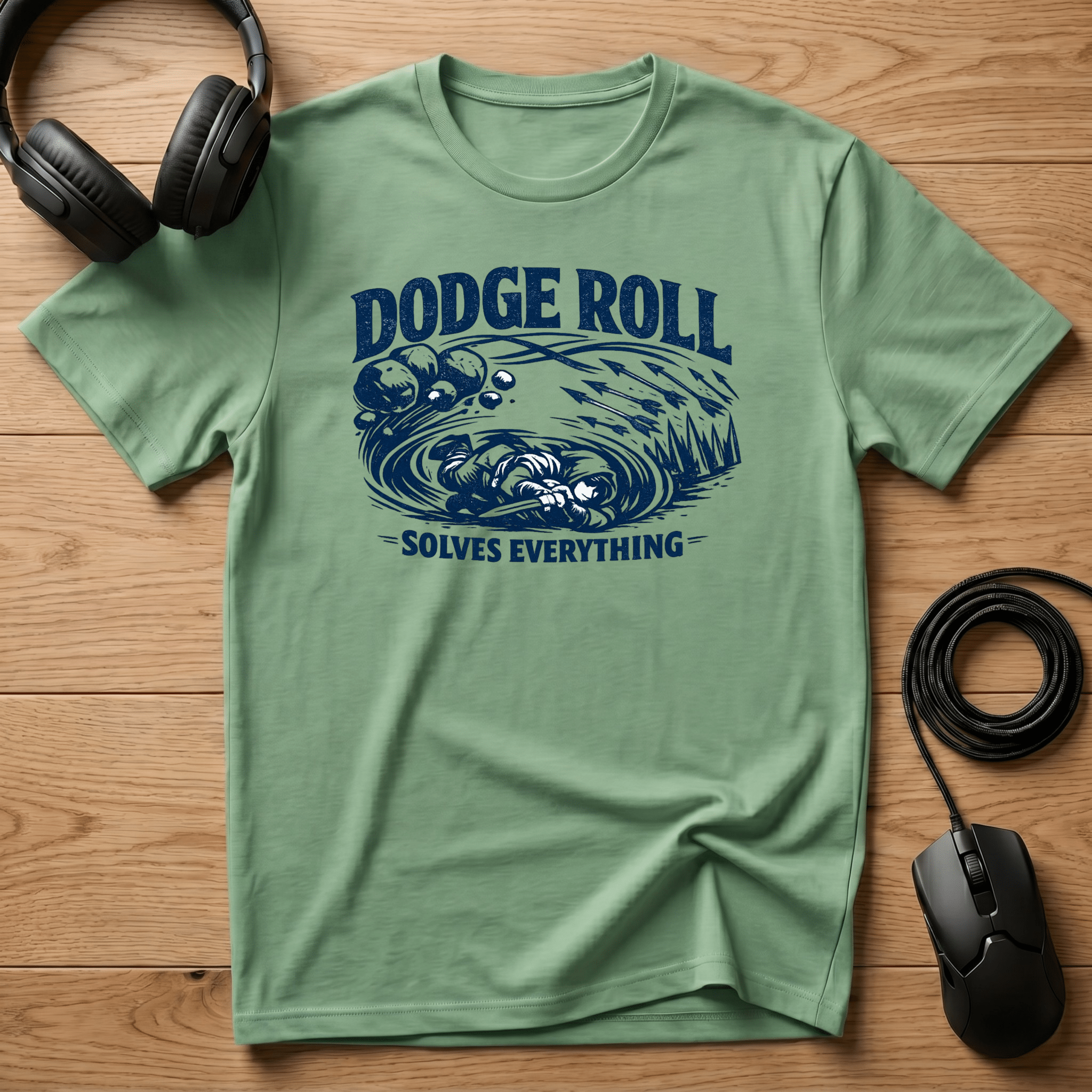 Dodge Roll T-Shirt - Frame Breaks