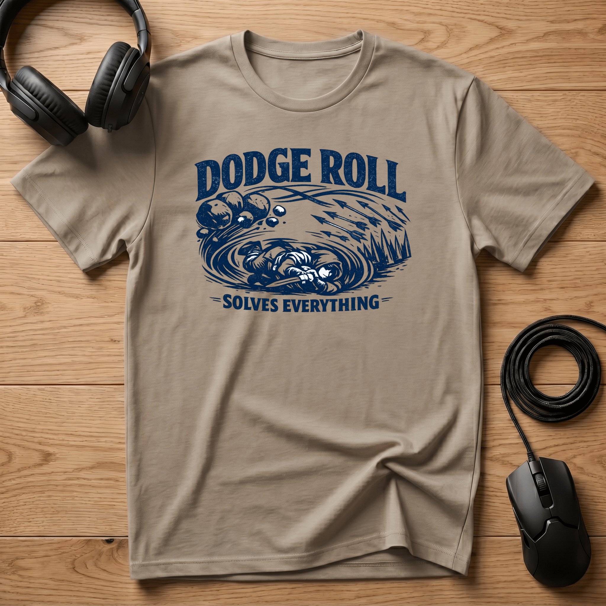 Dodge Roll T-Shirt - Frame Breaks