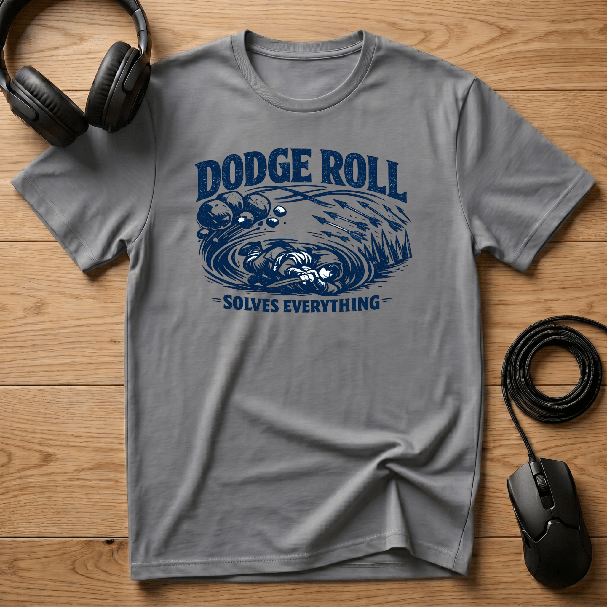 Dodge Roll T-Shirt - Frame Breaks