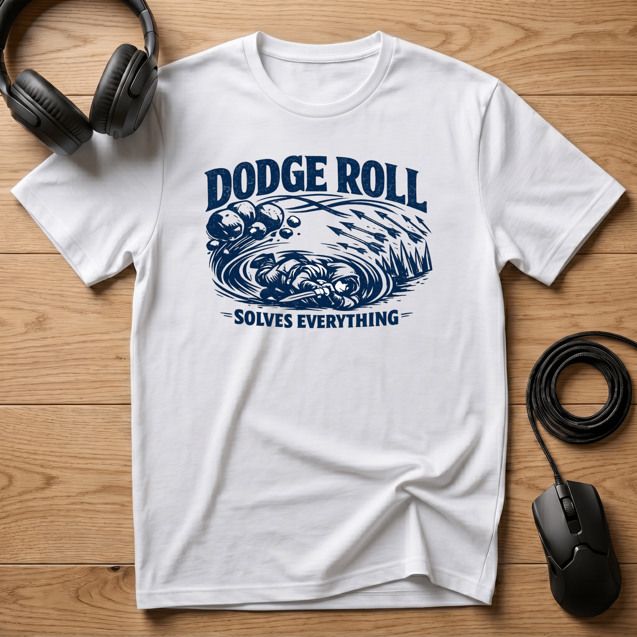 Dodge Roll T-Shirt - Frame Breaks