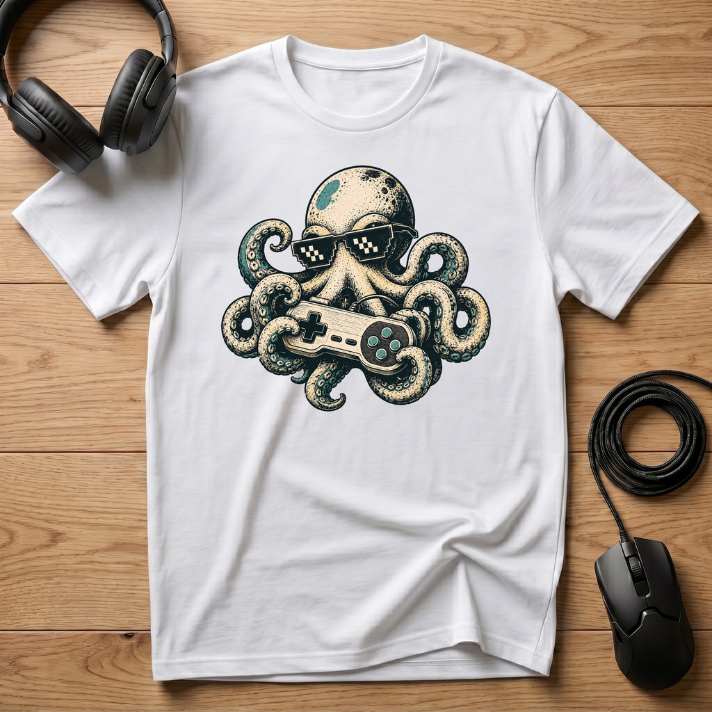 The Gaming Octopus T-Shirt