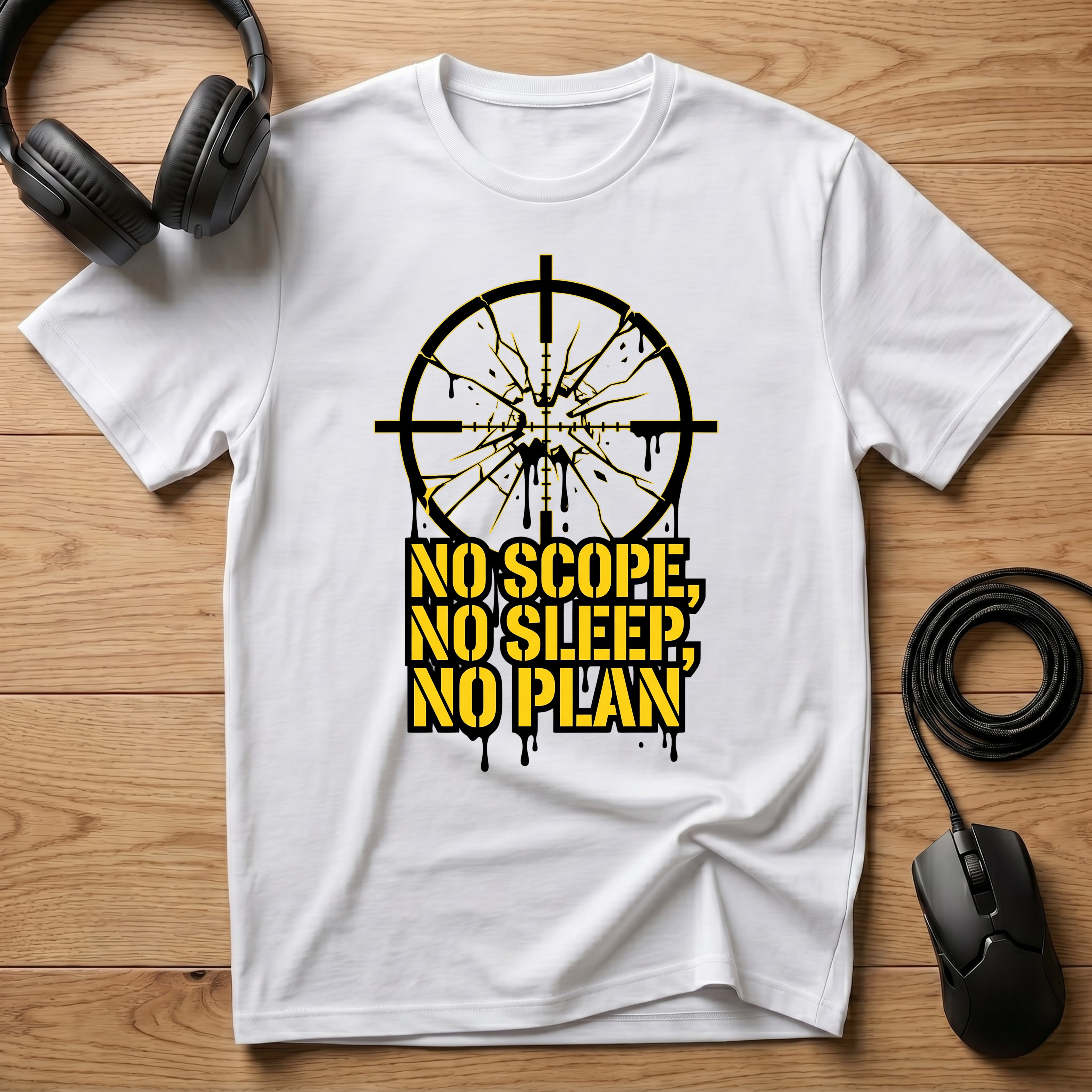 No Scope, No Sleep, No Plan T-Shirt